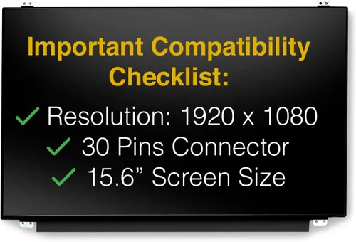 Vista 3 de Pantalla para Acer Nitro 5 AN515-53-52FA 30 Pins FHD 1920x1080 Brillante Reemplazo, pantalla LCD LED, herramientas incluidas