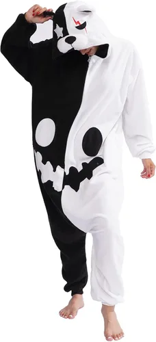 Vista 4 de Adult Animal One-piece Pajamas Cosplay Animal Homewear Sleepwear Jumpsuit Costume for Women and Men