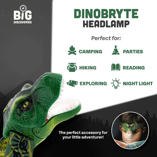 Vista 5 de Dinobryte linterna LED para cabeza