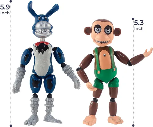 Vista 4 de 8 piezas inspiradas en los juguetes de Game Five Night at Freddys Figura de acción FNAF de Set Candy