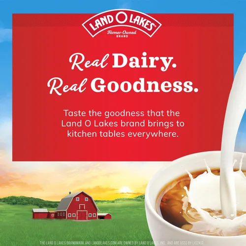 Vista 5 de Land O' Lakes Mini Moo's Half & Half Creamer individuales, estable en el estante, 48 unidades (paquete de 4)