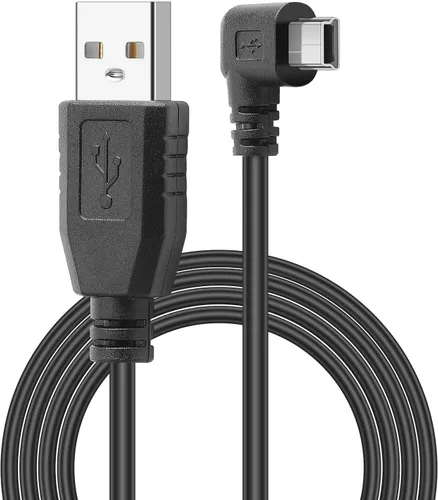 Vista 8 de Mini cable de alimentación USB de 90 grados en ángulo izquierdo (sin transferencia de datos) - USB 2.0 A-macho a Mini-B cable de alimentación