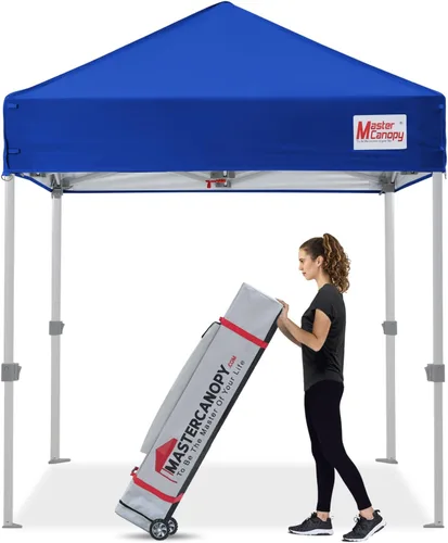 Vista 11 de MASTERCANOPY - Toldo plegable estilo tienda de campaña de 10 x 10 pies, de montura instantánea y para uso comercial, con una bolsa con ruedas