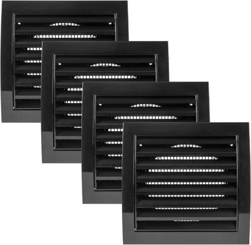Vista 14 de Vent Systems Paquete de 2 cubiertas de ventilación de aire blancas de 4 pulgadas para ventilaciones de secadora y ventilaciones de escape de baño