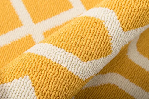 Vista 5 de Momeni BAJA0BAJ-3CHR860D, baja Colección, 8'6" x 13', Carbón vegetal, Polipropileno, Amarillo
