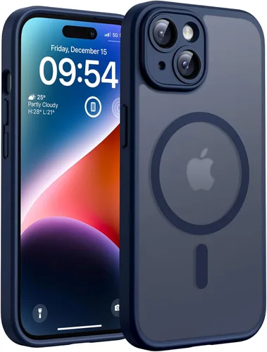 Vista 124 de TOCOL Funda magnética para iPhone 11, protección completa mejorada de la cámara, compatible con Magsafe, protección de grado militar, parachoques