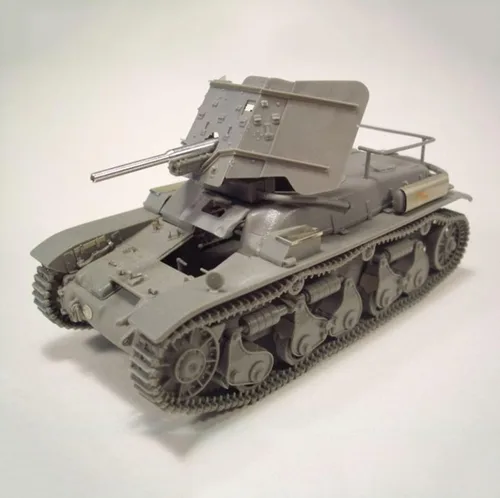 Vista 2 de Kits de modelos de plástico de rompecabezas 3D, escala 1/35, modelo USAF XM706E2, juguetes y regalo para adultos, 6.5 x 2.6 pulgadas