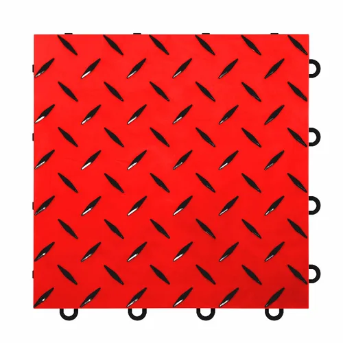Vista 13 de Baldosas de piso entrelazadas Nitro Pro de 5/8" de grosor de FlooringInc, baldosas de piso de garaje para un garaje, taller, cobertizo o remolque