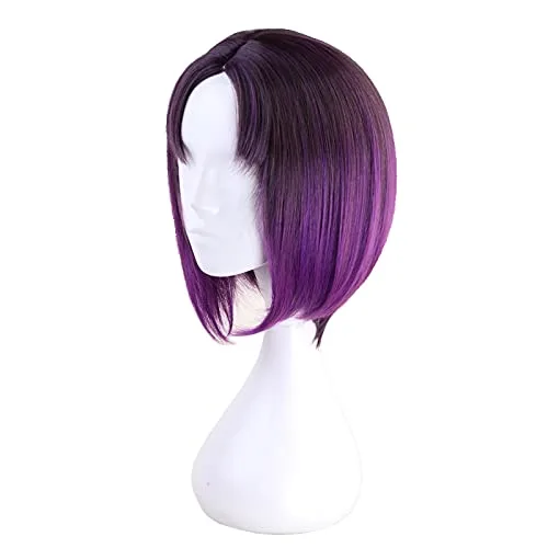 Vista 4 de Peluca para anime Miss Kobayashis Dragon Maid Cosplay Pelucas Elma Cosplay Peluca de pelo sintético resistente al calor, Halloween Party Maid Dragon