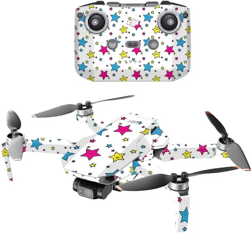 Vista 21 de MightySkins - Compatible con DJI Mini 2 Dron portátil - 90s Fun Funda protectora de vinilo duradera y única Fácil de aplicar, quitar y cambiar