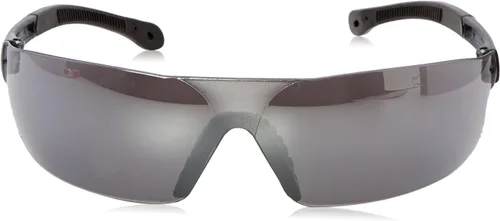 Vista 2 de Gafas de seguridad con espejo plateado, resistentes a los arañazos, envolventes