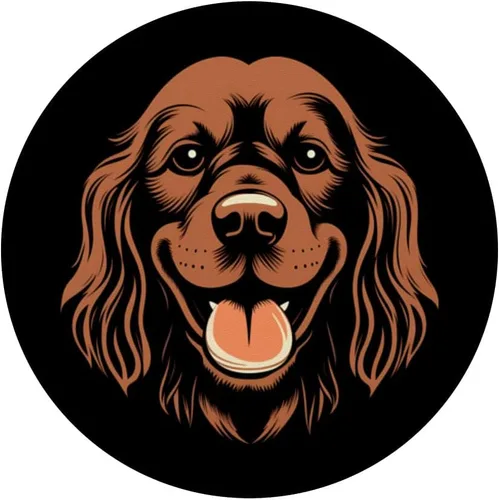 Vista 3 de Cocker Spaniel Amante de los Perros Lindo Feliz Dibujos Animados Divertidos Cachorro Cara PopSockets Intercambiable PopGrip