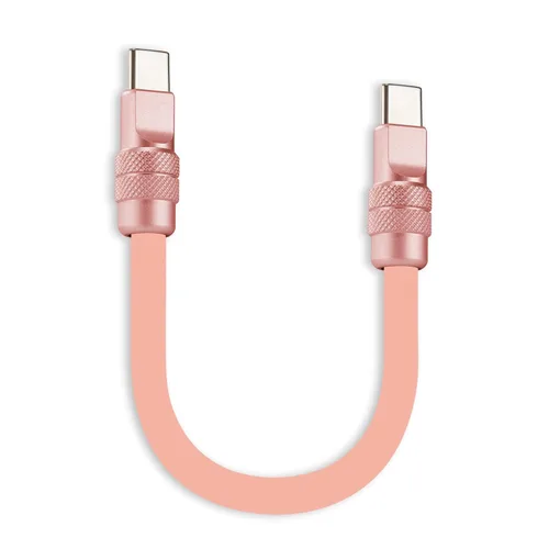 Vista 15 de chubbycable Cable corto USB C a C de 240 W, color naranja, 20 pulgadas Para iPhone 18/17/16/15 Series, MacBook Pro/Air, Galaxy S26/S25/S24, cable