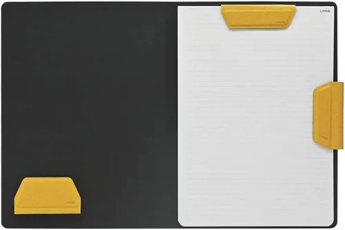 Vista 19 de LHiDS Creative Magnetic Business Portfolio Lite - Organizador de portafolio de currículum con portapapeles, clip para papel, bloc de escritura
