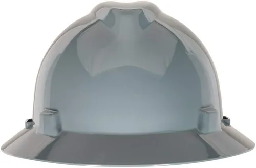 Vista 20 de MSA V-Gard Casco de Ala Completa con Suspensión - Carcasa de Polietileno, Protección Superior contra Impactos y Correas de Corona Autoajustables