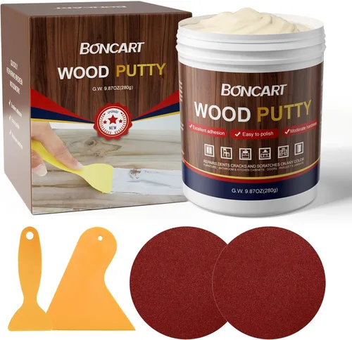 Vista 12 de Boncart - Relleno de madera, masilla de madera de nogal de 32 onzas 32OZ Nogal