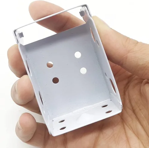 Vista 5 de 6 soportes para persianas de 2.5 pulgadas, soporte de montaje de caja de perfil bajo para persianas de ventana (marrón)
