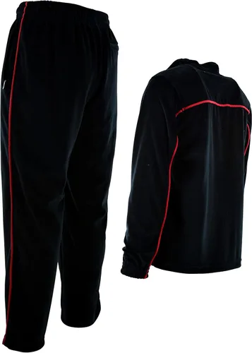 Vista 4 de ChoiceApparel Chándal de terciopelo para hombre con bolsillos con cremallera