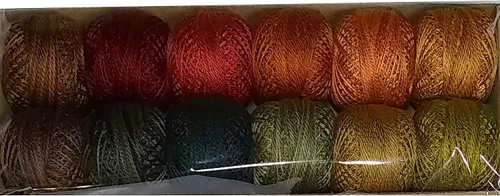 Vista 16 de Valdani Perla Algodón Sz 8 Halloween 73 yardas/Bola