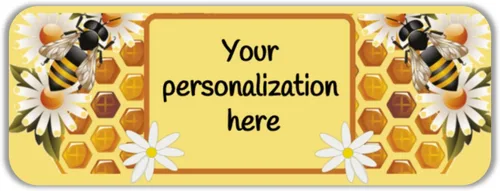Vista 8 de Etiquetas personalizadas, pegatinas, etiquetas, abejas