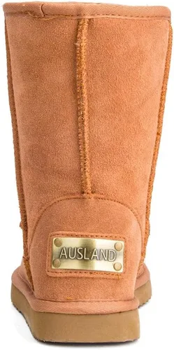 Vista 3 de AUSLAND Botas altas de cuero para nieve, clásicas, para mujer