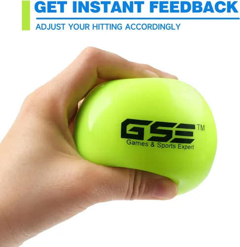 Vista 3 de GSE Games & Sports Expert Pelotas de béisbol con peso de 3 pulgadas, pelotas de béisbol de entrenamiento para todos los niveles de habilidad. Bolas