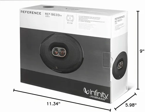 Vista 8 de Infinity Referencia REF-9633IX Altavoces de audio para coche de tres vías de 6 x 9 pulgadas