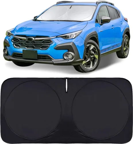 Vista 112 de Parasol para parabrisas de ajuste personalizado, cubierta para ventana delantera, visera plegable 210T, protector que bloquea los rayos ultravioleta