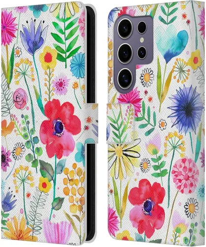 Vista 272 de Head Case Designs Officially Licensed Ninola Butterfly Nature Spring Floral Leather Wallet Case Compatible with Samsung Galaxy A07 4G
