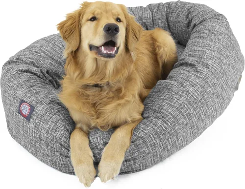 Vista 9 de Majestic Pet Products - Cama en forma de bagel para perro, color caqui, 32 pulgadas