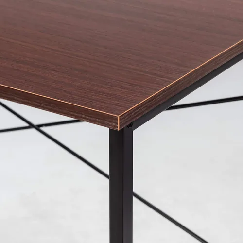 Vista 4 de Mesa de escritorio para computadora, escritorio de computadora de oficina en casa de 47 pulgadas con bolsa de almacenamiento, escritorio de estudio