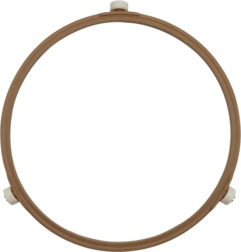 Vista 9 de Anillo giratorio de microondas de 7 pulgadas con rodillos de 0.551 in, soporte de bandeja giratoria de placa de vidrio para horno de microondas de 7