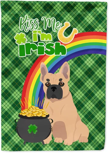 Vista 26 de Caroline's Treasures WDK4731GF - Bandera decorativa para jardín del día de San Patricio, color negro y tostado, Airedale Terrier, para jardín