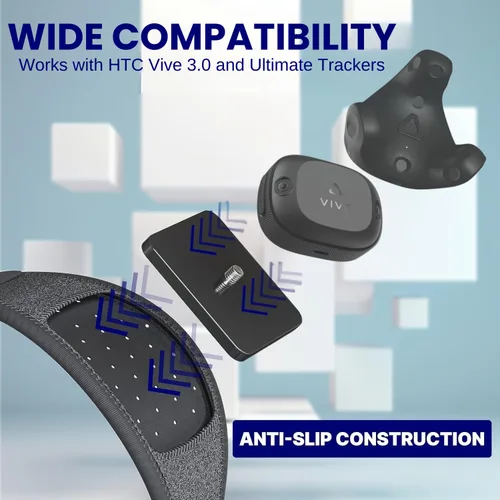 Vista 73 de Skywin VR Tracker Belt & VR Tracker Straps for HTC Vive System, 2 Pack Adjustable Belt and Hand Straps for VR Full Body Tracking