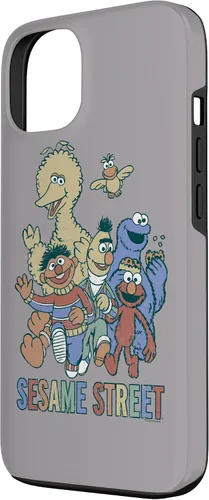 Vista 2 de Carcasa colorida para iPhone 13 Sesame Street