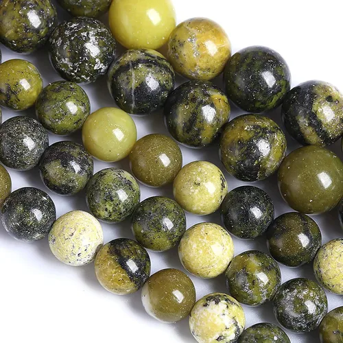 Vista 63 de 60 cuentas sueltas de piedra natural de turquesa africana de 0.236 pulgadas (6 mm) para hacer joyas, pulseras de bricolaje