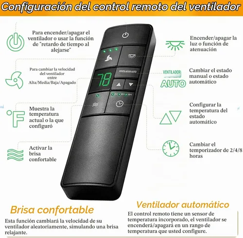 Vista 3 de Reemplazo de control remoto del ventilador de techo HD3 para decoración del hogar de Hampton Bay