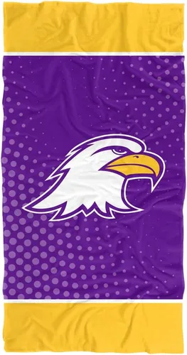 Vista 127 de LOGOVISION Manta Abilene Christian University, 30x60 Logo Dots CottonFront/PolyBackBeachTowel