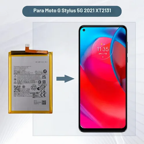 Vista 6 de Batería de repuesto MD50 compatible con Moto G Stylus 5G 2021 XT2131 con kit de herramientas de reparación
