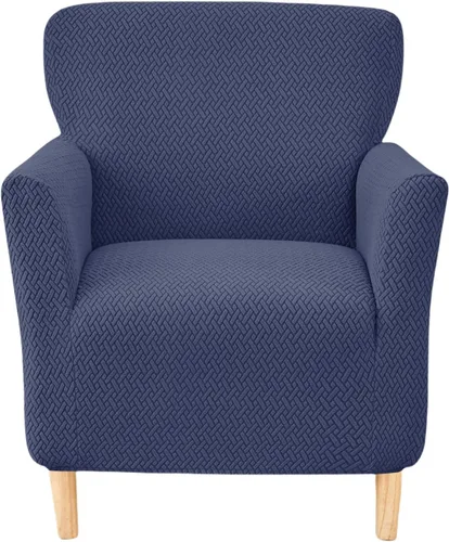 Vista 19 de NILUOH Funda para Sillón de Banquete de 1 Pieza Elástica Fundas para Sillas con Brazos Estampada Suave Funda para Silla de Acento Antideslizante