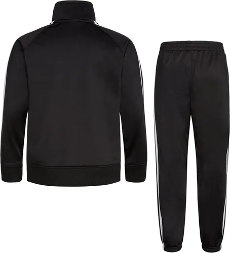 Vista 2 de adidas Conjunto de chándal de tricot para niños, Negro