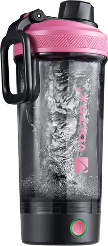 Vista 16 de VOLTRX Botella agitadora, Mezclador eléctrico recargable USB C con Gallium para batidos de proteínas, Vasos agitadores para batidos de proteínas