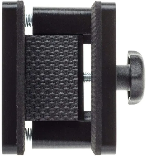 Vista 4 de Rifle Saddle Mount Rifle Clamp Adaptador de montaje de trípode Soporte de disparo de trípode preciso (negro)
