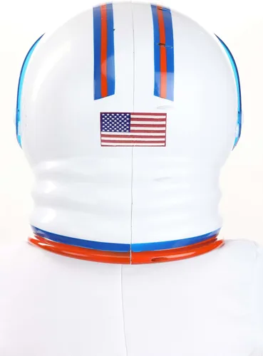 Vista 6 de Blue Astronaut Helmet Costume Accessory for Space Themed Costumes & Parties ? Space Explorer Plastic Helmet