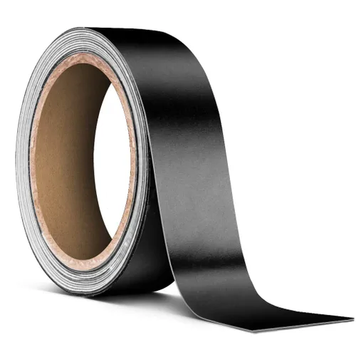 Vista 5 de VViViD - Rollo de cinta adhesiva de vinilo mate con liberación de aire, color negro, 0.25" X 30 pies