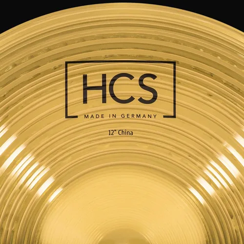 Vista 11 de Meinl Platillo China de 12" - Latón con acabado tradicional HCS para batería, fabricado en Alemania (HCS12CH)