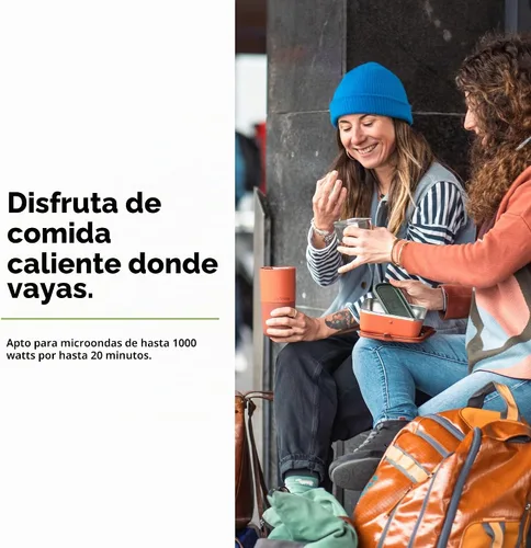 Vista 4 de Klean Kanteen Rise Food Box – Recipiente reutilizable para alimentos para preparación de comidas, almuerzo y más – Construcción de acero inoxidable