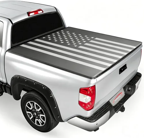 Vista 18 de Cubierta rígida de tres pliegues para Toyota Tundra 2000-2006 con caja de 6.5 pies