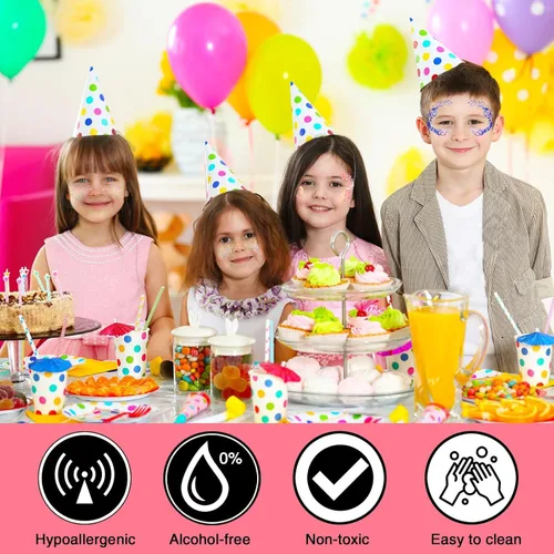 Vista 3 de Barra dorada con purpurina para el cuerpo, traje de Mardi Gras para mujeres y niños, brillante holográfico para fiestas, festivales, rave, Mardi