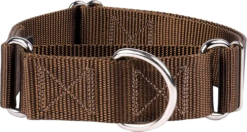Vista 12 de Country Brook Design - Collar ancho para perro, ajustable para razas grandes - Collar de perro de nailon sólido Martingala
